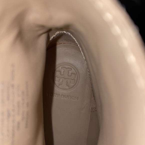 Tory Burch Leather Ankle Booties with Gold Buckle - Picture 14 of 15